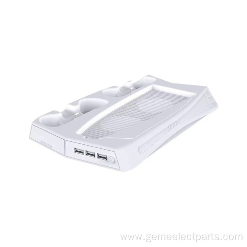 Cooling Fan Charging Dock Vertical Stand for PS5